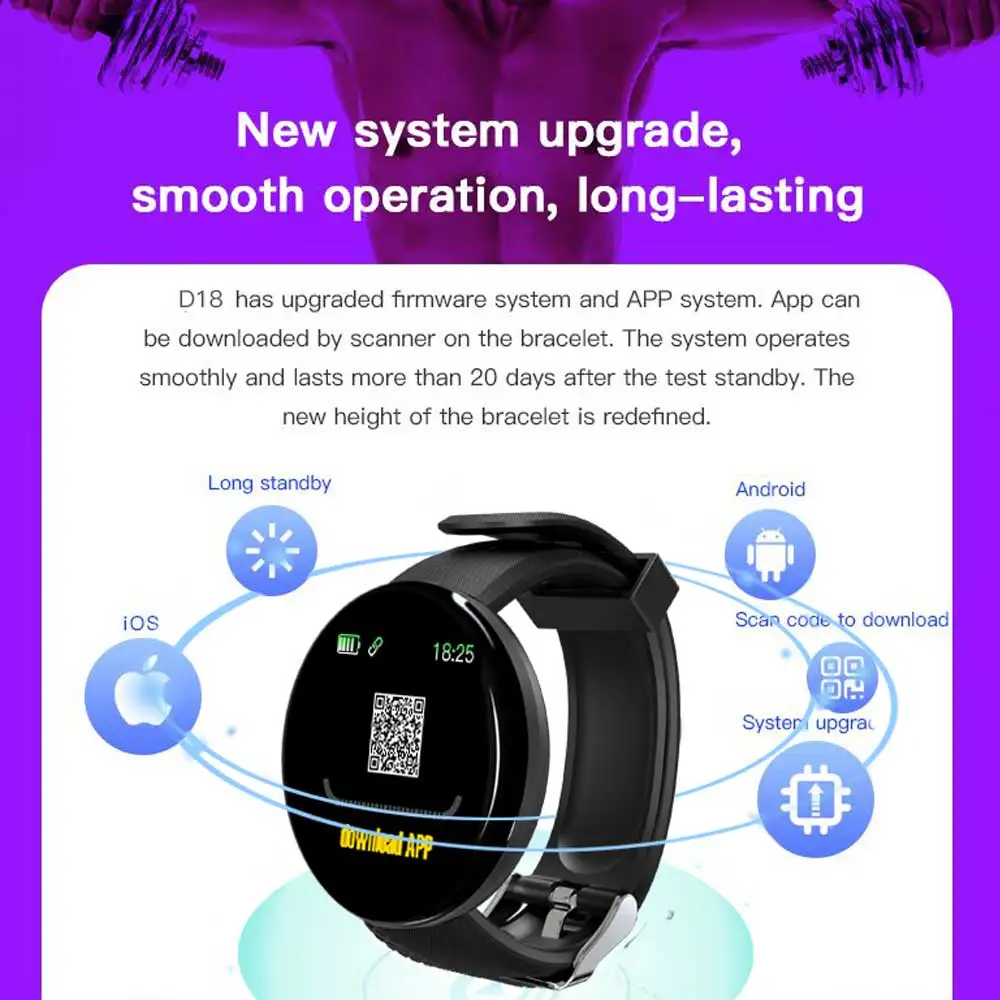Greentiger D18 Смарт-часы IP67 водонепроницаемые Смарт-часы сердечного ритма для мужчин кровяное давление кислородные калории спортивные умные часы VS F8 P68