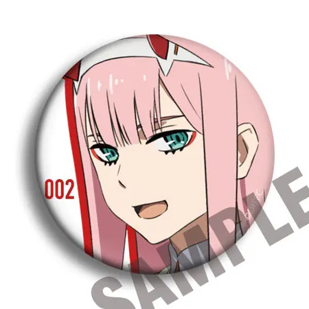 58mm darling in the franxx anime icons zero two 002 badges on a backpack cartoon pin badge decoration brooches metal badges diy aliexpress