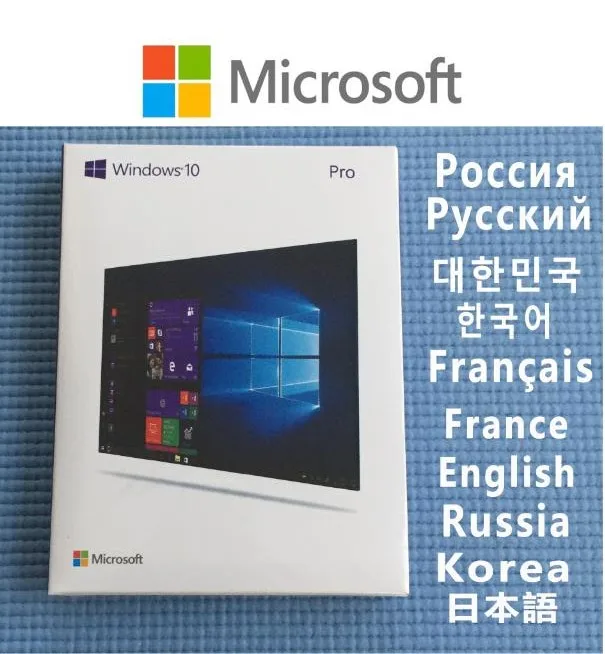 Windows 10 Pro ключ USB FPP розничная продажа Win 7/10 профессиональная карта лицензии для
