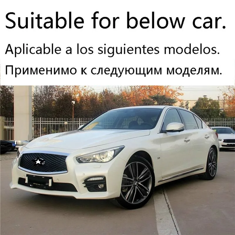 Автомобильный Стайлинг Automovil модифицированный Авто кузов багажник задний бампер решетка наружные части аксессуары наклейка полоса 16 для Infiniti Q50L