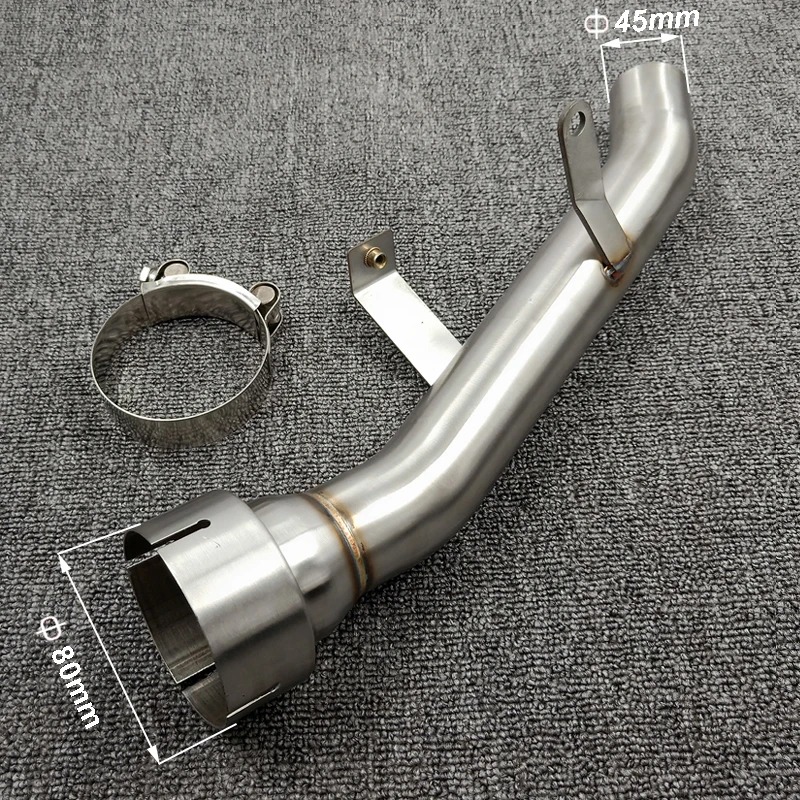 For Suzuki GSX-S 1000 GSX-S 1000F- Stainless Steel Decat Race Eliminator Exhaust Link Pipe GSXS GSXS1000 GSX S1000F