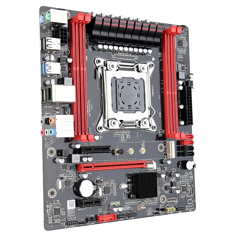 Набор материнских плат JINGSHA X79 с Xeon E5 2640 4x8 ГБ 32 1600 МГц DDR3 память ECC REG ATX USB3.0 SATA3 PCI E NVME