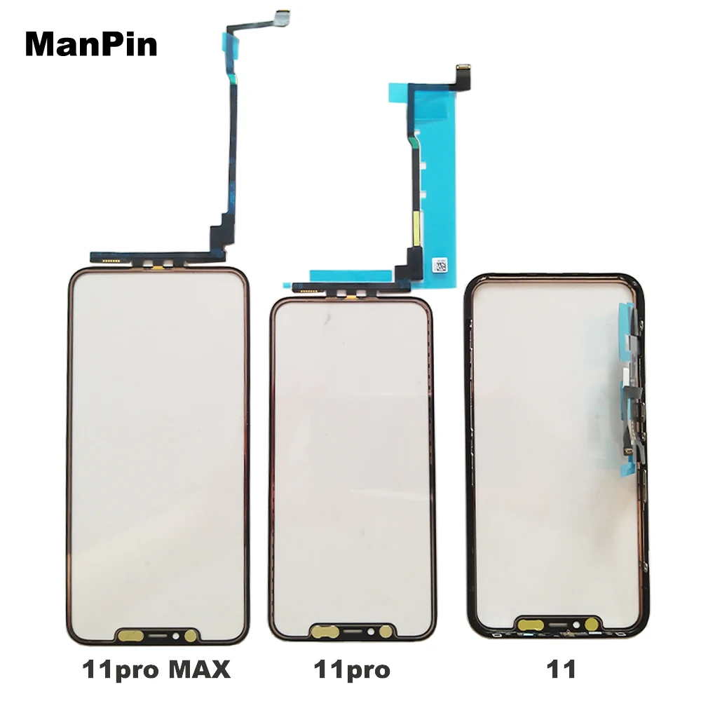 Стекло сенсорного экрана для iPhone 11Pro Max XS MAX X 11 XR Оригинальная ЖК панель гибкий