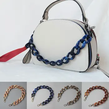 

Bag Chain Belts Acrylic Shoulder Bag Strap Chain 45-120cm Belt DIY Detachable Replacement Handbags Crossbody Bags Chian Handle
