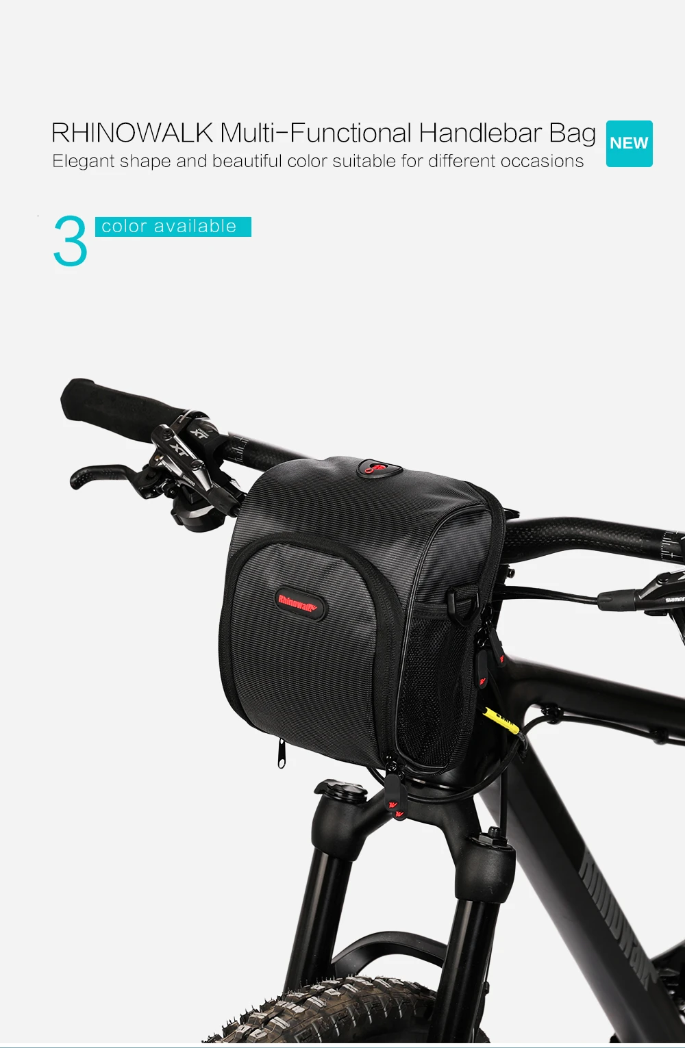 Rhinowalk 2019 Multi-Functional New BIke handlebar Bag (1)