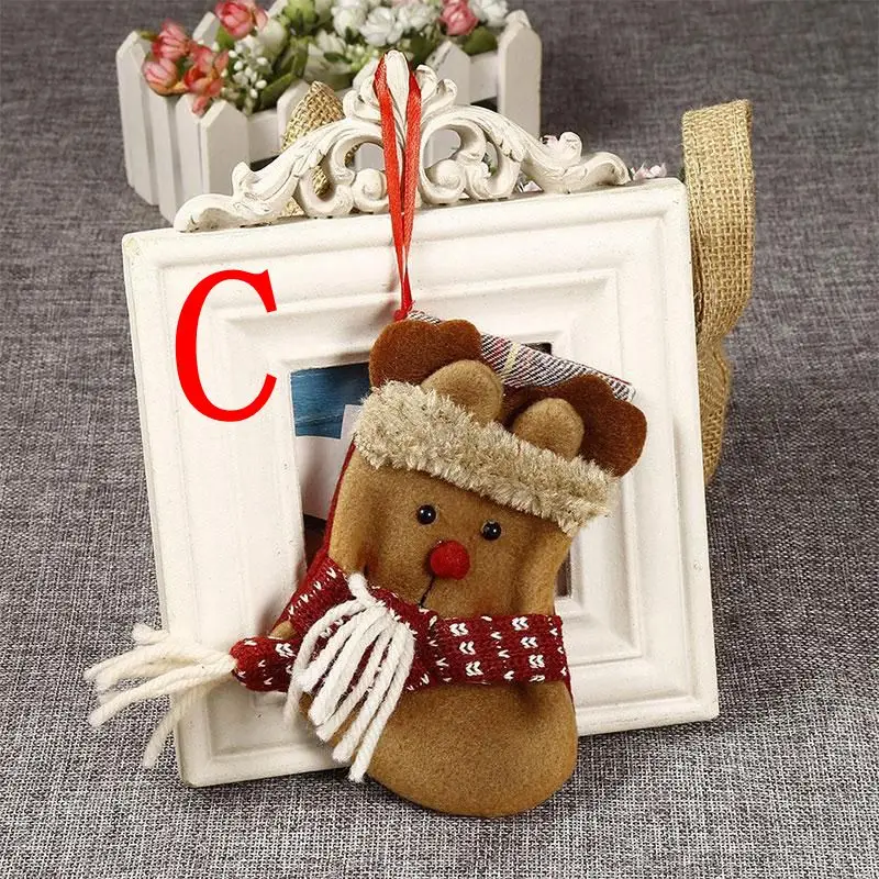 Christmas Decoration Socks Gift Bags Snowman Christmas Home Creative Candy Bag
