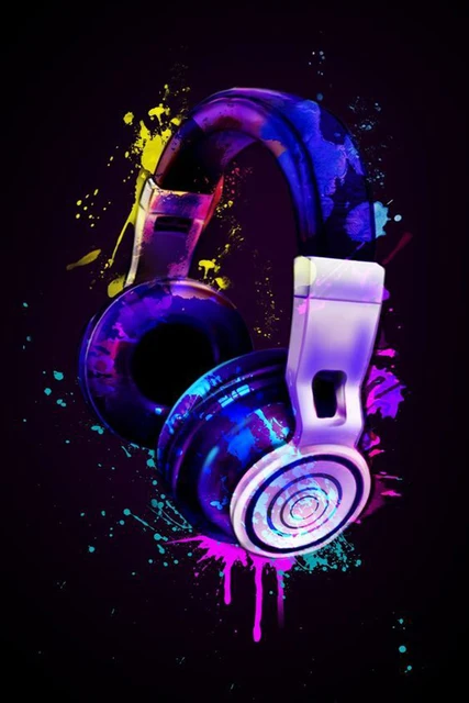 Colorful Cool Camera Headphones Game Console Canvas Painting Graffiti Art  Posters Prints Wall Art for Living Room Home Decor - AliExpress Home &  Garden