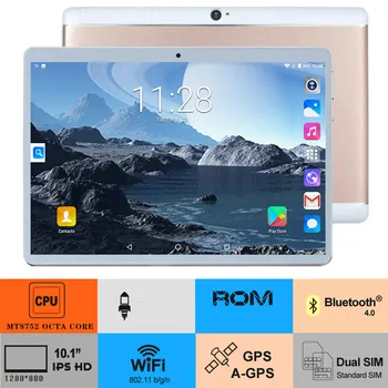 

YAHU Free Shipping 10 inch tablet Octa Core 3G 4G FDD LTE Phablet 6GB RAM 128GB ROM Dual SIM Cards 5.0MP Android 8.0 tablet