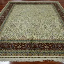 8x10 футов классические шелковые ковры ручной вязки Классические Цветочные ковры ручной работы шелковый ковер