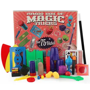 

Chidlren Magic Tricks Toys Hanky Panky's Junior Magic Set Simple Magic Props for Magic Beginner Children with DVD Teaching Kit