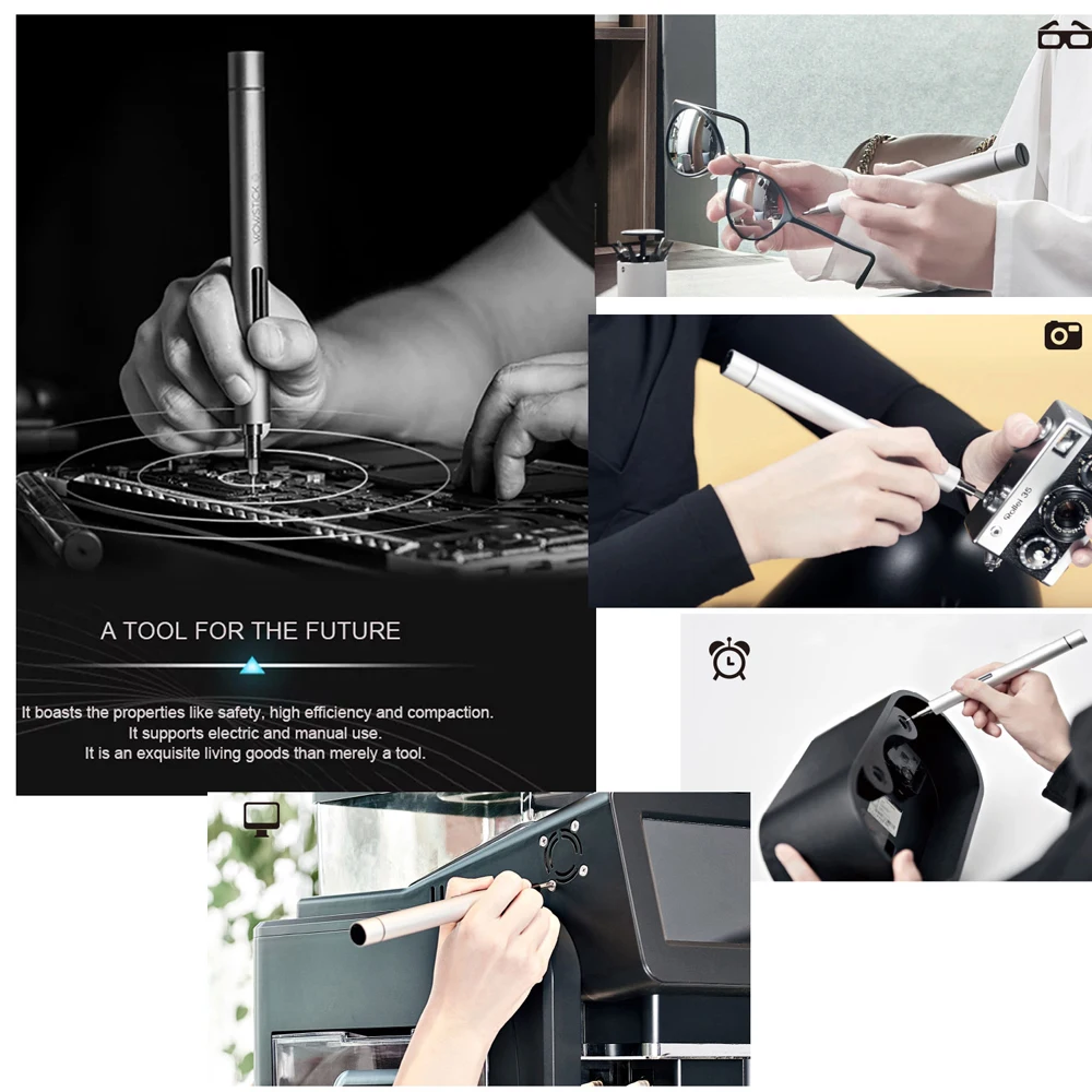 Wowstick 1p 1F pro Precision Мини Беспроводная электрическая отвертка с 2 батареями для