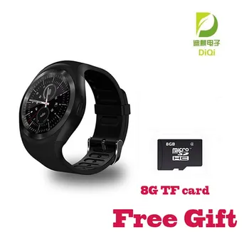 

Y1 SmartWatch 1.3" Touch Screen Fitness Activity Tracker Sleep Monitor remote camera GSM Sim pedometer sport for android IOS