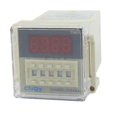

DH48S-1Z LCD Display Time Timer Delay Relay 8-Pin SPST 0.01S-99H99M AC/DC36V