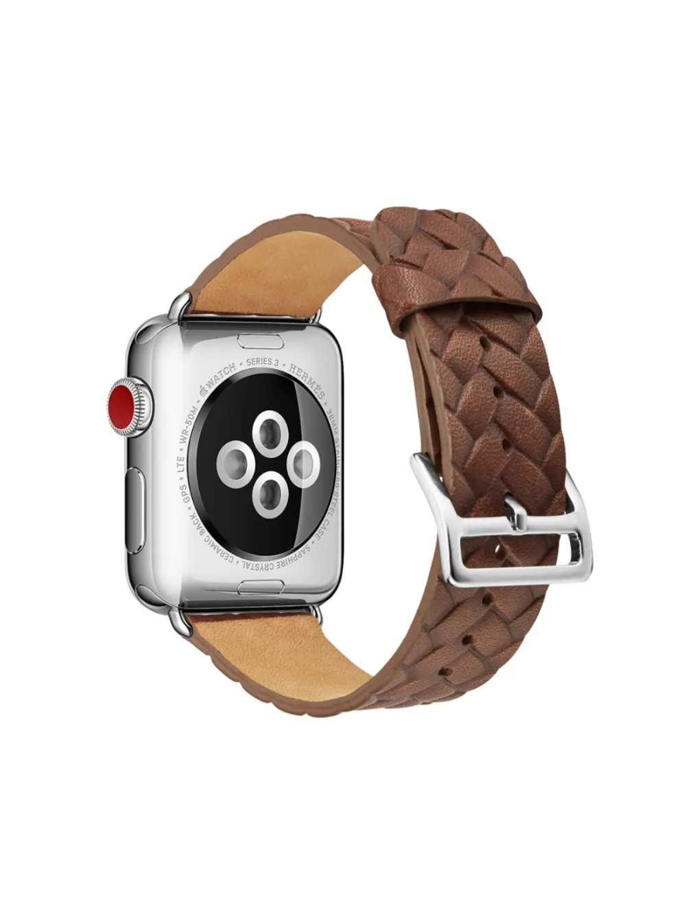Для Apple Watch Series 3& 2& 1 38 мм 42 мм кожаный ремешок воловья кожа тисненый узор
