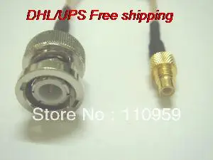 DHL/EMS 100 шт BNC штекер к SMC Мужской прямой прижим для RG316 Pigtail-A2