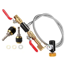 1 комплект CGA320 G1/2 CO2 цилиндр пополнения адаптер & 2 шт. шестигранный хвостовик Быстрый Coupling-3.9X2X2 дюйма адаптер 1 комплект CGA320 G1/2 CO2 цилиндр пополнения адаптер & 2 шт. шестигранный хвостовик Быстрый Coupling-3.9X2X2 дюйма адаптер