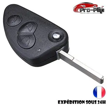 

Pro-Plip: LLAVE ELECTRÓNICA para Alfa Romeo 147, 156, 166, GT, JTD, TS, 3 botones, nuevo modelo, CARCASA N°1 de @Pro-Plip.