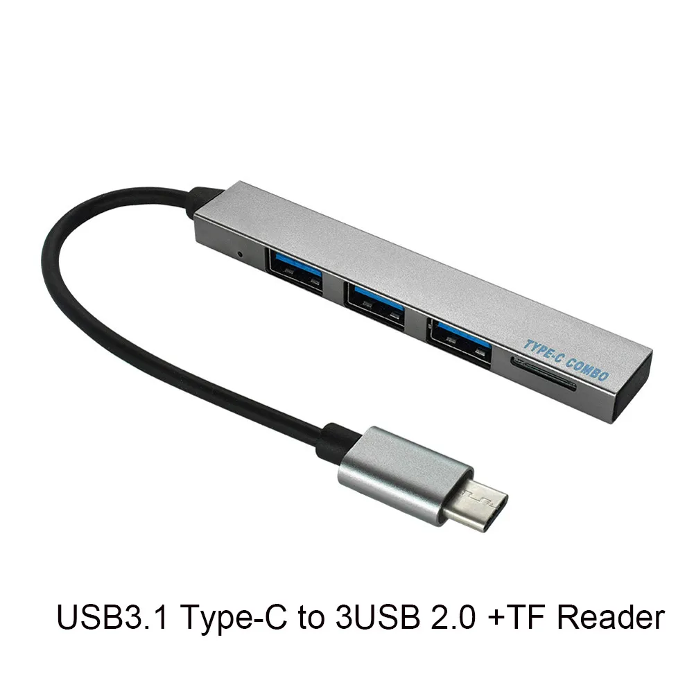 

USB C HUB USB 3.1 HUB Type C USB Splitter Thunderbolt 3 USB2.0 Dock Adapter for Macbook Pro 13 15 Air Mi Pro HUAWEI Matebook