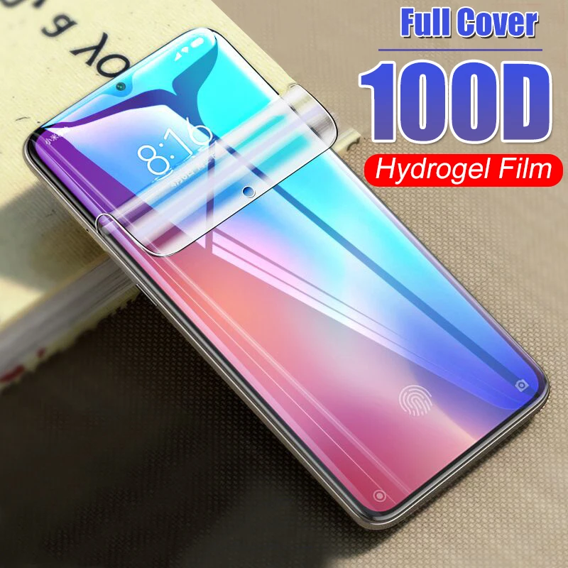 

20D Curved Hydrogel Film For Xiaomi Mi 9 SE 8 Pro CC9E Full Screen Protector Film For Xiaomi Pocophone F1 Mi 8 A3 Lite Not Glass