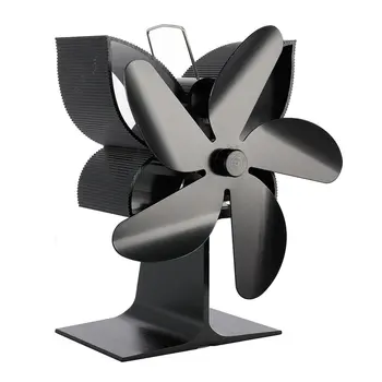 

SF901G Thermal Power Fireplace Heater Five Blades Fireplace Heating Fan Efficient Air Heater Low Noise Fan