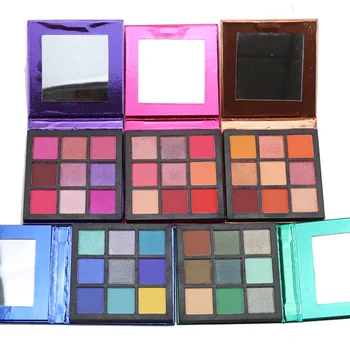 

QUNQC 9 Colors Eyeshadow Matte Palette Eye Shadow Waterproof Nude Pressed Glitter Makeup Eyeshadow Palette Beauty Cosmetics Tool