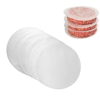 

40Pcs Baking Oilpaper Non Stick Hamburg Paper for Burger Press BBQ Patty Maker Cookie Oven Kitchen Accessories Restaurant Supply