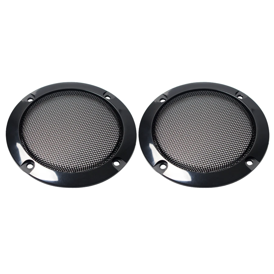 

2PCS 3Inch Audio Speakers Protective Mesh Net Grille Decorative Circle for Tweeter Speaker Enclosure DIY Protective Cover