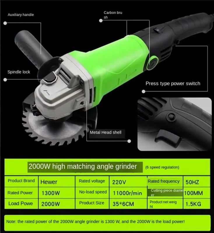 de moedura elétrico 11000 rpm para a