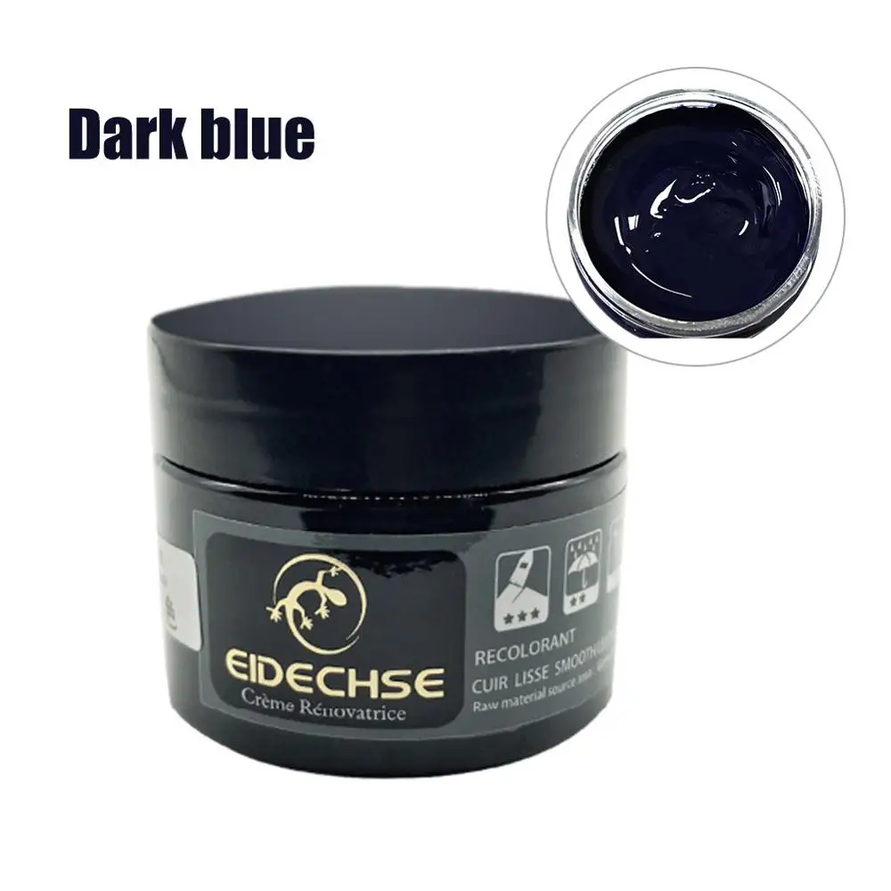 Dark Blue Очиститель кожи винил Ремонтный комплект авто на сиденье в машину на диван Пальто Отверстия царапины трещины рипы жидкая кожа ремонт инструмент восстановление - Цвет: Dark Blue