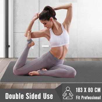 

Double Side Professional Pilates Yoga Mat TPE Big Size Non Slip Carpet Men Women Fitness Gym Sports Exercise Tapete 183x80cm