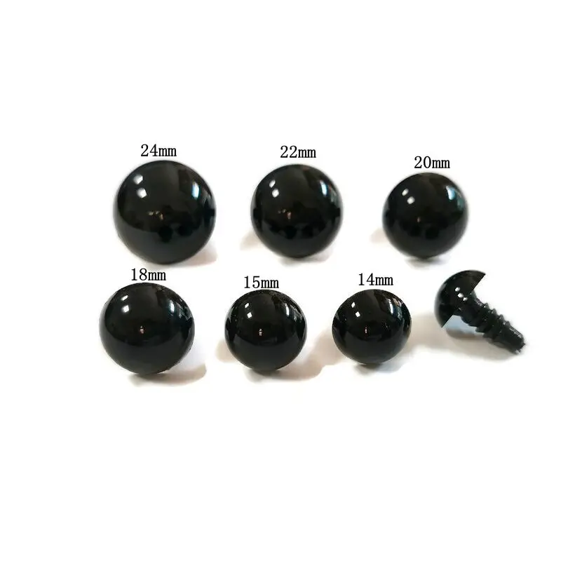 4.5mm-24mm Safety Eyes 50pairs/Lot Fit For Teddy Bear And Other Stuffed Animal Dolls doll accessories,plush doll accessories,doll eyes