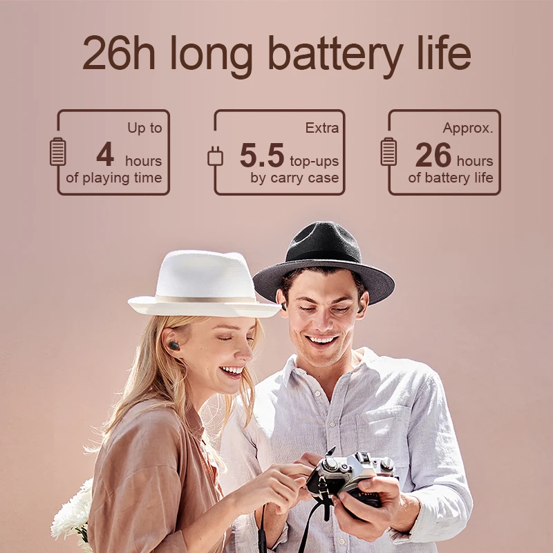 Haylou GT1 Pro Long Battery HD Stereo TWS Bluetooth Earphones Touch Control  Wireless Headphones With Dual Mic Noise Isolation