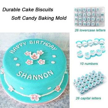 

Durable Alphabet Cake Mould Chocolate Plunger Cutter Kitchen Supply 1 Set 26 Letter DIY Character Baking Tools Birthday