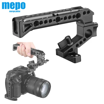 

DSLR Camera NATO Top Handle For Nikon Canon Sony DSLR Camera Quick Release Rig Vlog Handgrip Camera Cage Handle Grip Photography