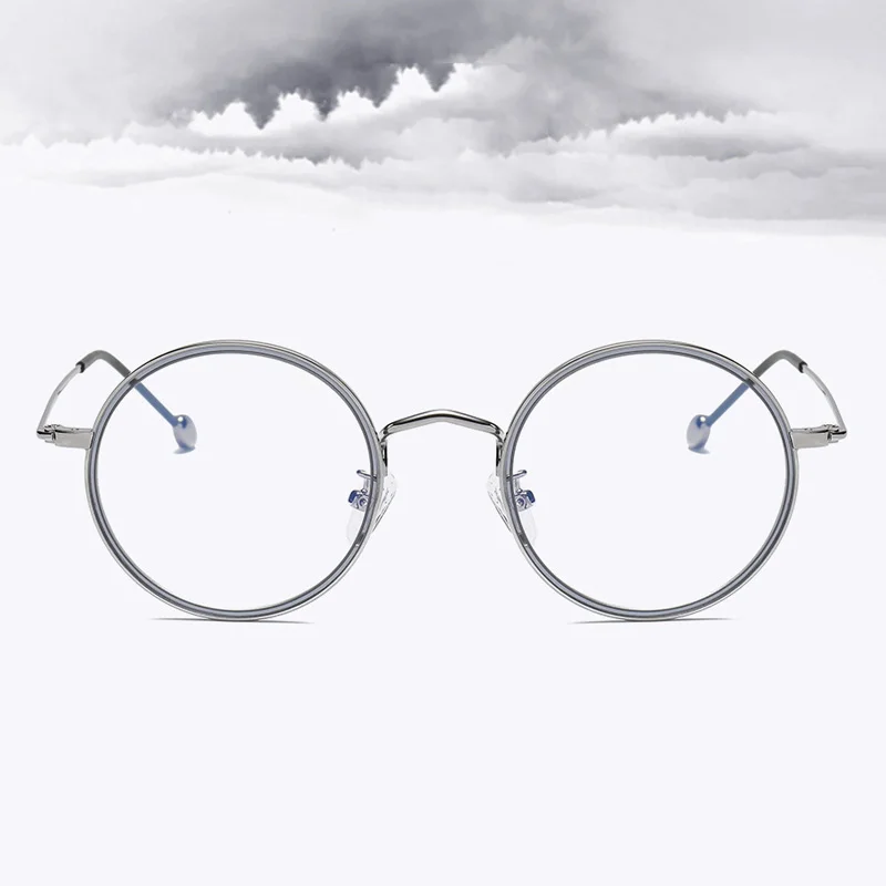 

TR90 Round Glasses Frame Women Vintage Eyeglasses Men Optical Myopia Prescription Spectacle Frames Clear Lens Eyewear Oculos