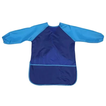 

Waterproof Children's Drawing Blouse Children's Art Apron Machine Washable with 3 Spacious Pockets