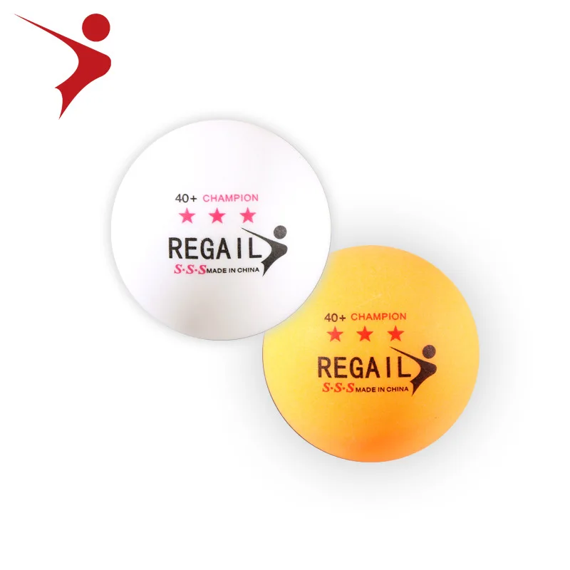 

Regail Ping Pong SAMSUNG Game Ping Pong 40 + Size New Material Ping Pong Yellow White PPQ Resistance Play