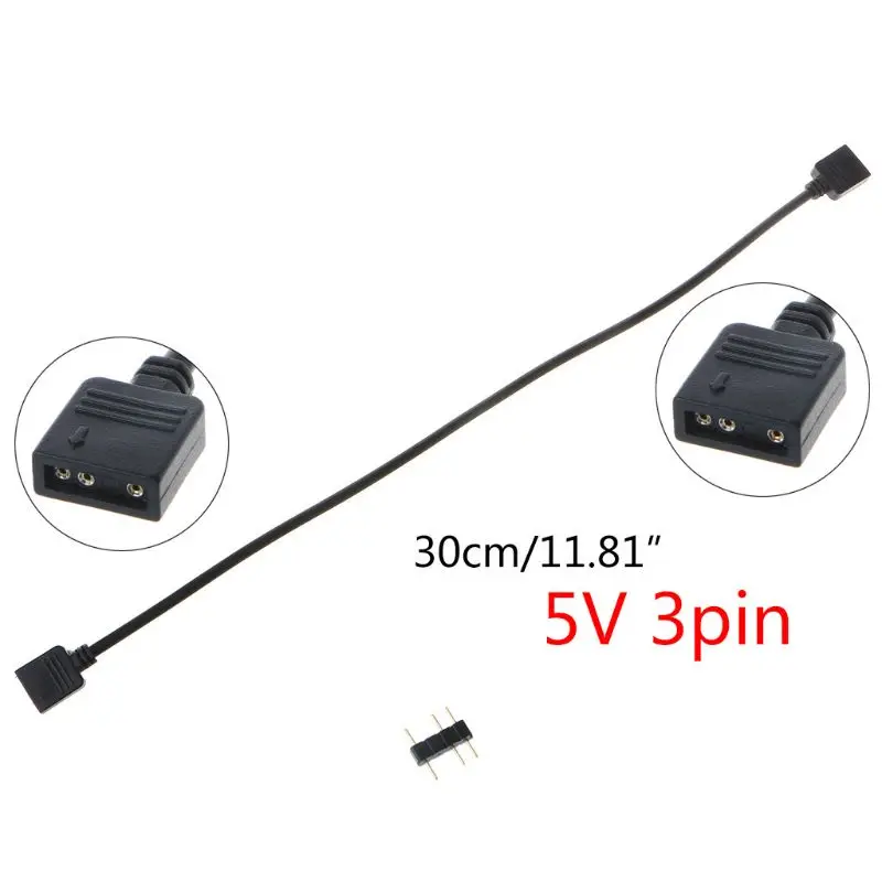5V 3Pin Интерфейс передачи Удлинительный кабель RGB разделительный шнур для A SUS