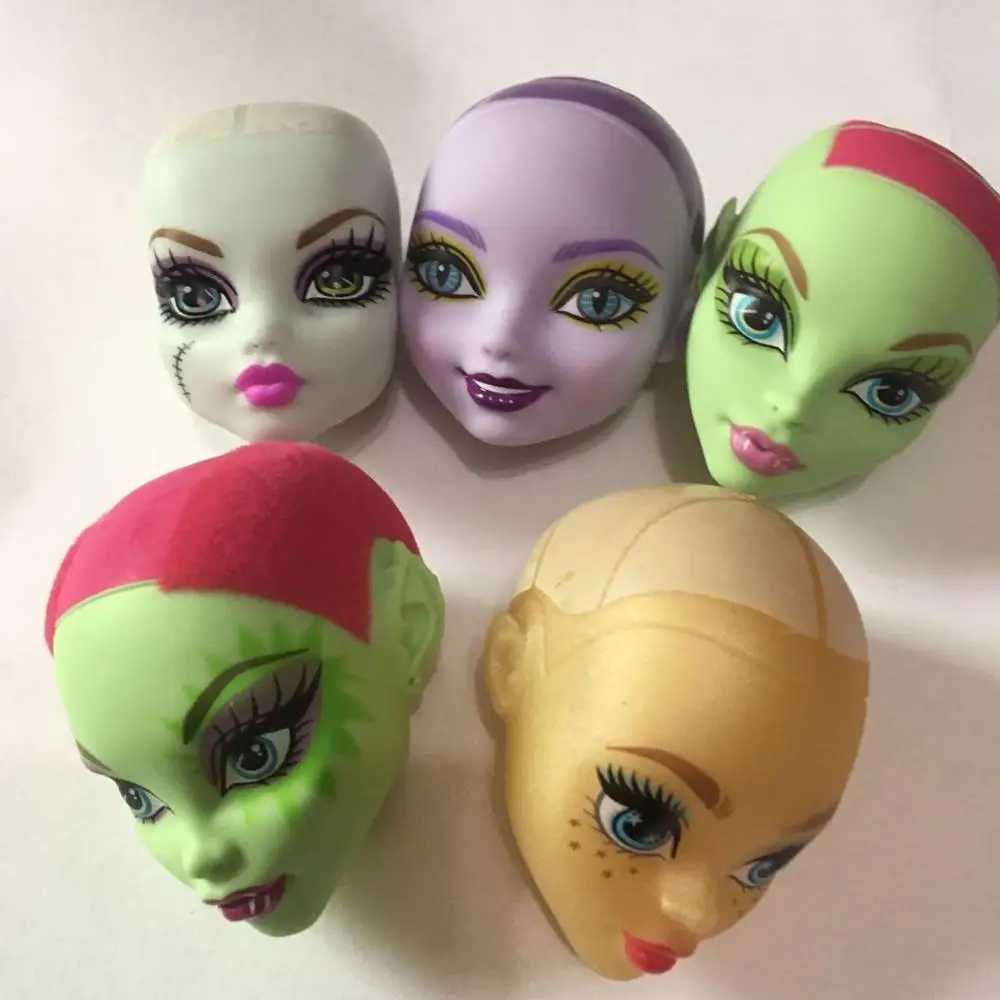 3 шт. Микс Дизайн Monstering Doll лысина сделай сам растения аксессуары для волос девочка