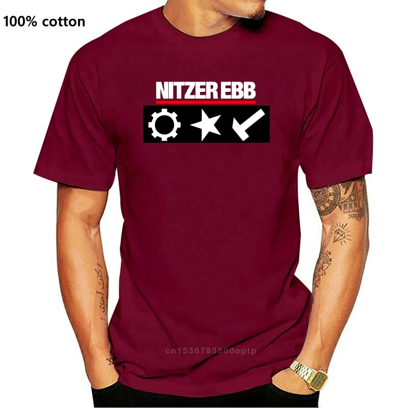 Футболка Nitzer Ebb nitzer ebb промышленный панк-рок целый возраст яростная игровая