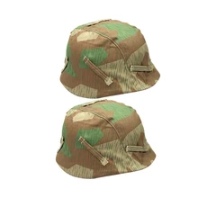 2 шт. репродукция Второй мировой войны немецкий Solider M35 M40 M42 шлем крышка Splinter камуфляж цвет