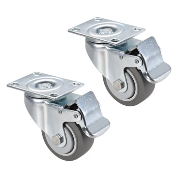 

uxcell Swivel Caster Wheel Caster Inch Diameter Wheel Lb Capacity Per Wheel 3 inch w Brake 2pcs