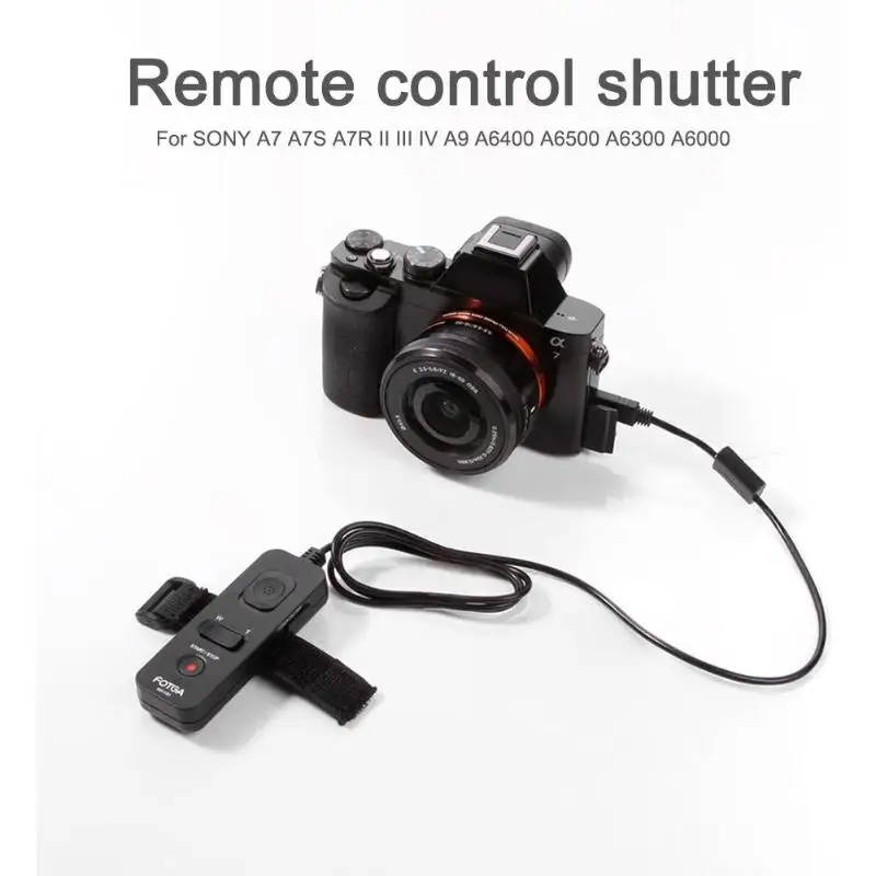 1 м 3 м Пульт дистанционного управления спуска затвора кабель для sony A7 A7S A7R II III IV