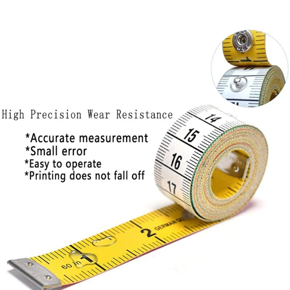 D&D Tape Measure 60 Inch/150cm Soft Measuring Tape for Body Cloth