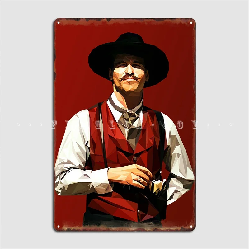 

Doc Holliday Poster Metal Plaque Poster Funny Club Home Tin Sign Posters