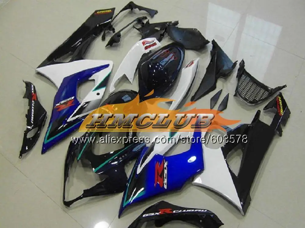Комбинезоны для SUZUKI GSXR-1000 1000CC GSXR1000 05 06 синий глянец 11CL. 119 GSX R1000 05 06 K5 GSX-R1000 GSXR 1000 2005 2006 обтекатель - Цвет: No. 21
