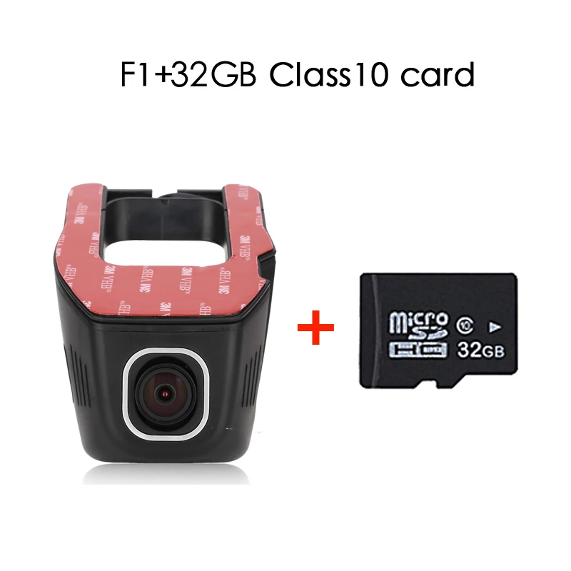 32GB FCCWO F1 видеорегистратор Novatek 96672 sony IMX323 WiFi 1080P Автомобильный регистратор DVR видеорегистратор авто камера видеорегистратор - Название цвета: 32GB