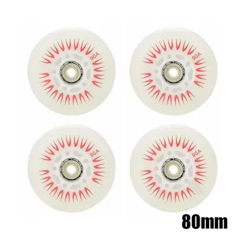 

4PCS Flash Inline Skate Wheels 90A LED Lighting Skating Wheels 80 76 72 68 SP99
