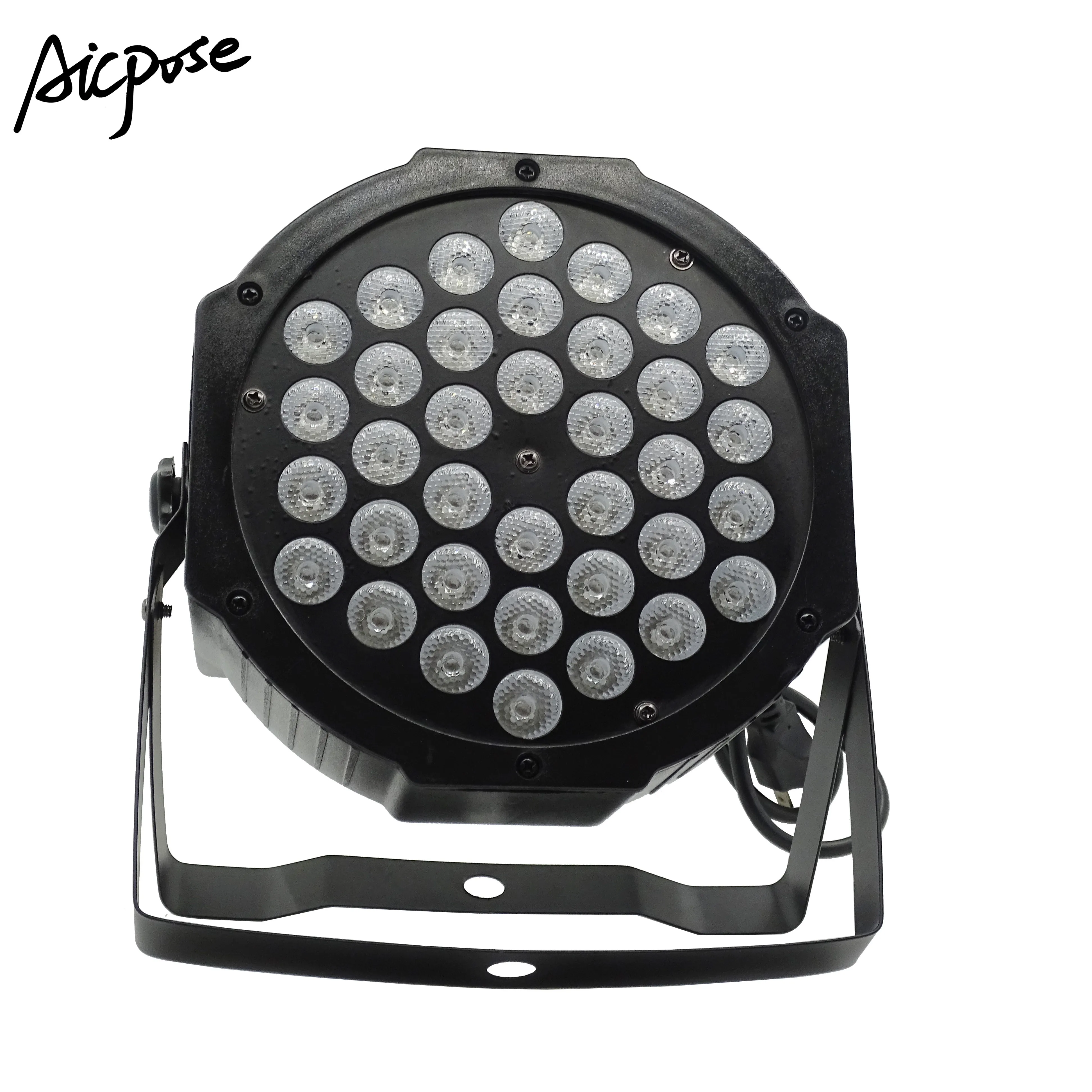 4pcs/lotsLED Par light 36x3W RGB Par Light With DMX512 Master Slave 36*3w Led Flat DJ Equipments Stage Color Par Light