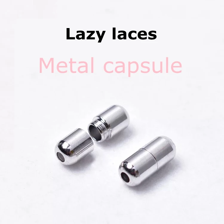 2pcs /1 set Metal Shoelaces lock Accessories No Tie Shoelaces Metal Lace Lock DIY Sneaker Kits Silver Gold Metal lace buckle